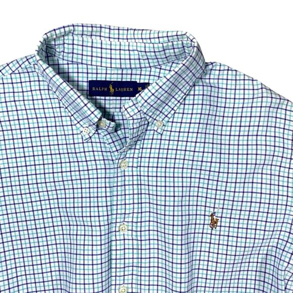 Polo Ralph Lauren Regular Fit Plaid Button Down Shirt - XL - Picture 2 of 4